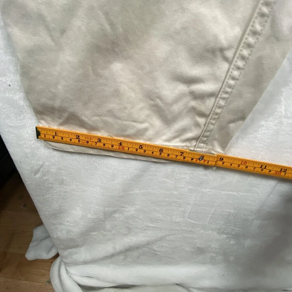 Polo Ralph Lauren Cargo Pants Mens FITS 33x34 Beige Army Military Workwear